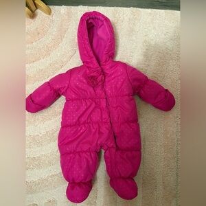 Rothschild Hot Pink Snowsuit Size 0-6 Months